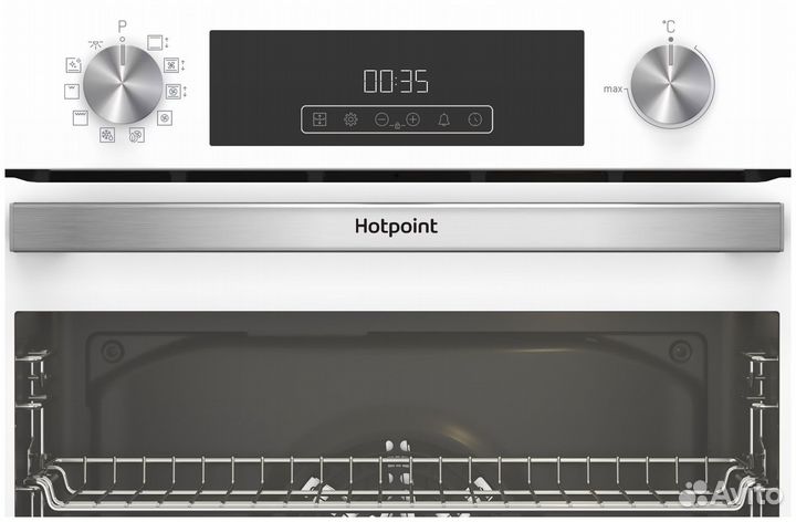 Встраиваемый электрический духовой шкаф hotpoint fe8 821 h wh белый