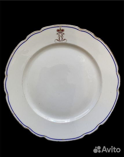 Тарелка княжеская заказная реликвия 19 век