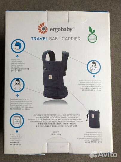 Эргорюкзак слинг ergobaby Carrier