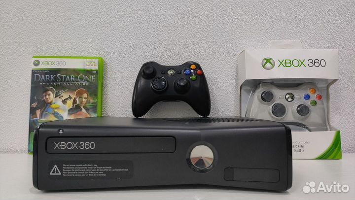 XBox 360 Slim прошит с играми в комплекте