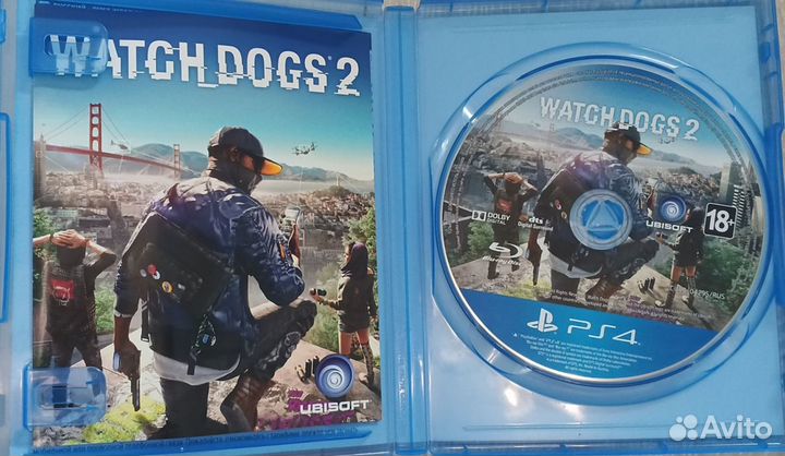 Игровой диск на ps4 Watch Dogs 2