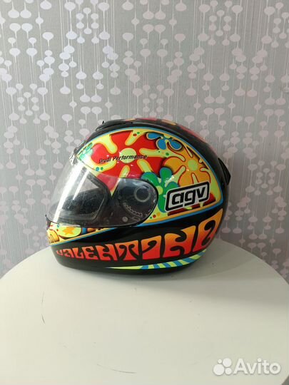 Шлем AGV K Италия V Rossi р.XL(61-62)