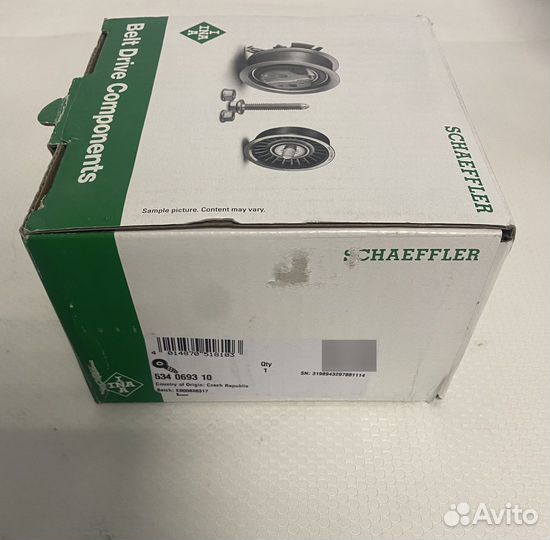 Натяжитель ремня для Mercedes М274 INA 534069310