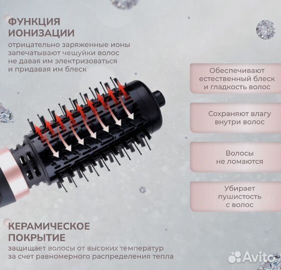 TooZimooN Фен-щетка для волос