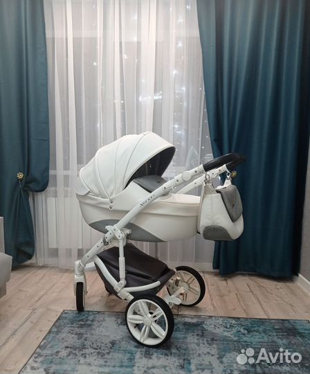 Коляска детская Эко кожа