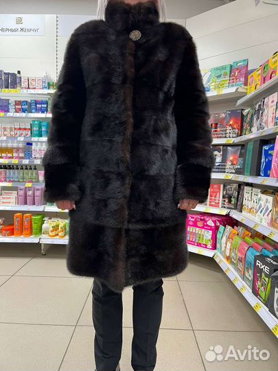 Шуба норковая поперечка