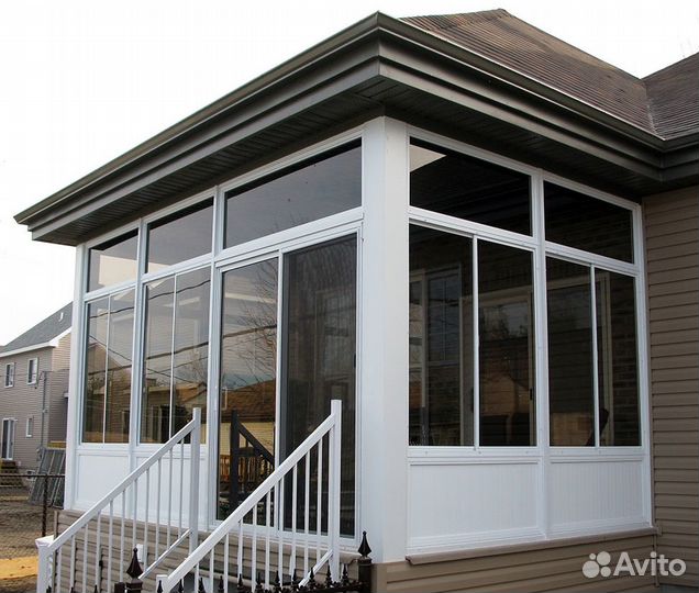Остекление веранды распашное