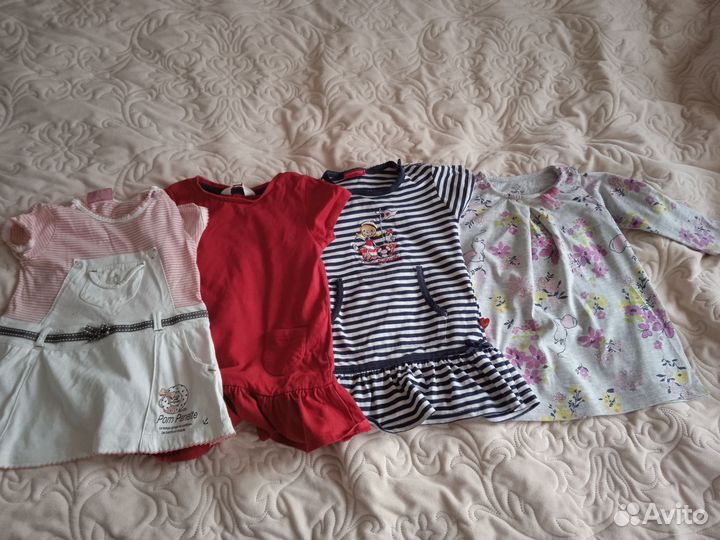 Вещи пакетом для девочки 80-86