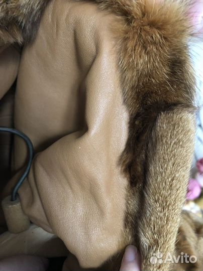 Шуба лисья 46