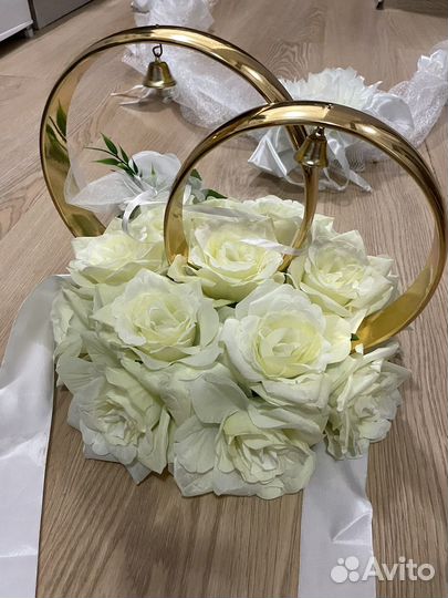 Комплект украшений на свадебную машину