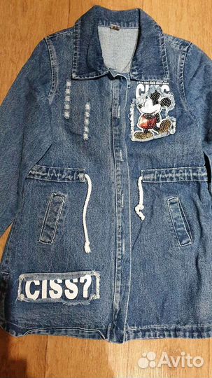 Джинсовая куртка для девочки