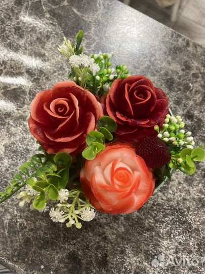 Букеты из мыла ручной работы