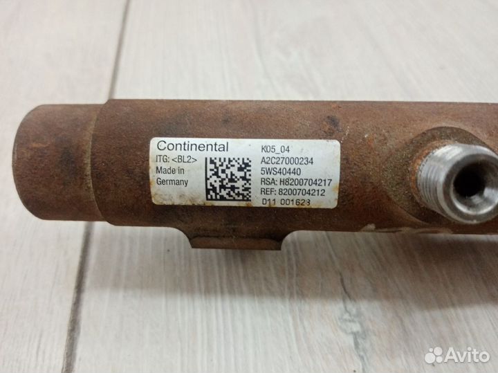 Рампа топливная Renault megane 3