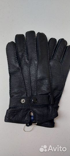 Перчатки мужские из оленьей кожи на шерсти