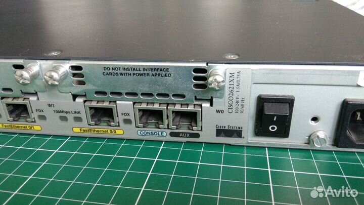 Маршрутизатор Cisco 2621XM с голосовым модулем E1