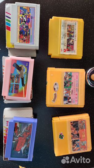 Картриджи dendy и оригинальная приставка