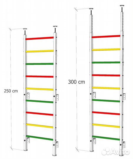 Шведская стенка в распор R 5