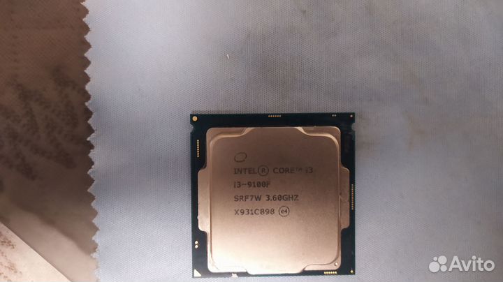 Продам процессор i3 9100f