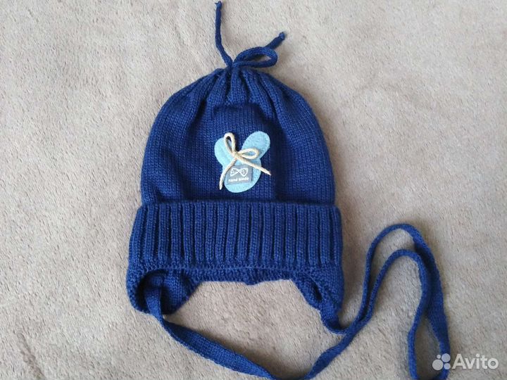 Детская шапочка и шарф-манишка демисезонные новые