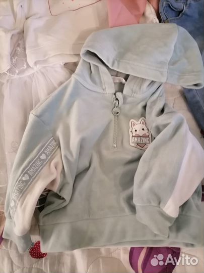 Одежда пакетом на девочку, р. 80-86