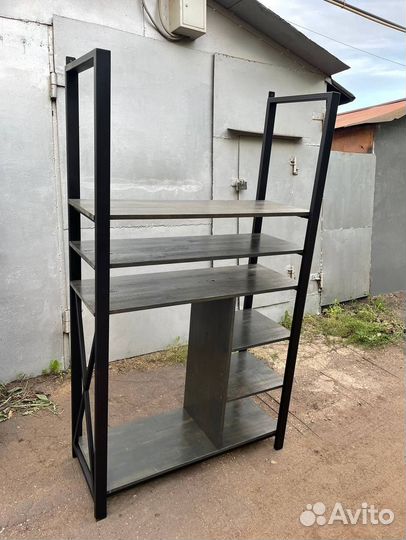 Лофт стеллаж металлический с полками