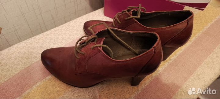 Ботильоны натуральная кожа 37 размер, носила на 38