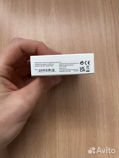 Кабель apple lightning/type c