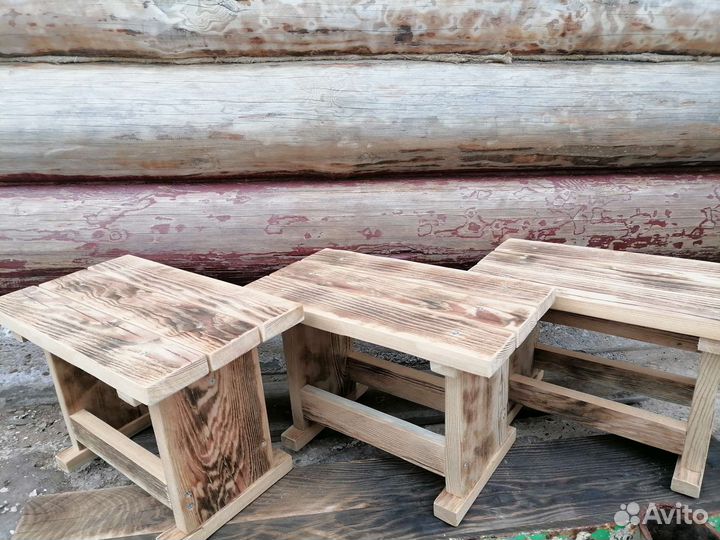 Мебель для бани из лиственницы