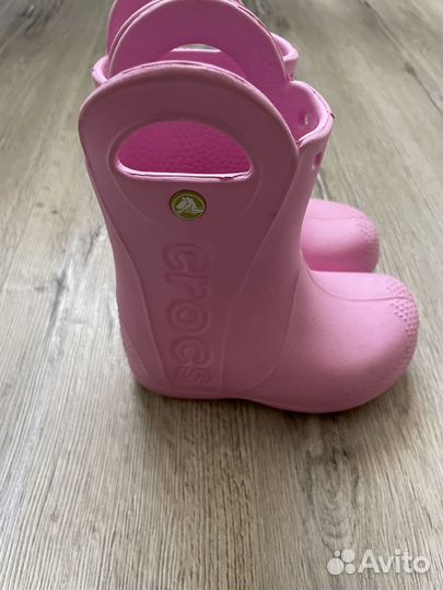 Сапоги crocs для девочки