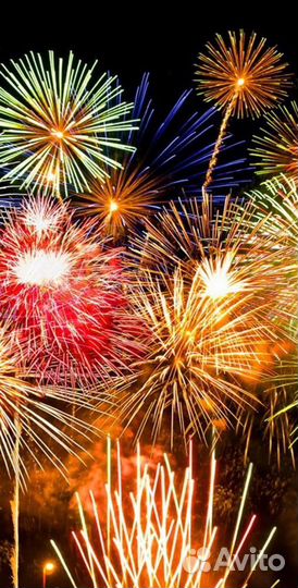 Римская свеча (фейерверк) салют