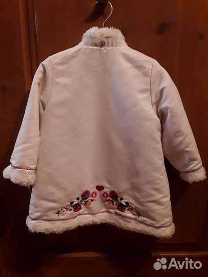 Куртка на девочку, натуральная, лайка