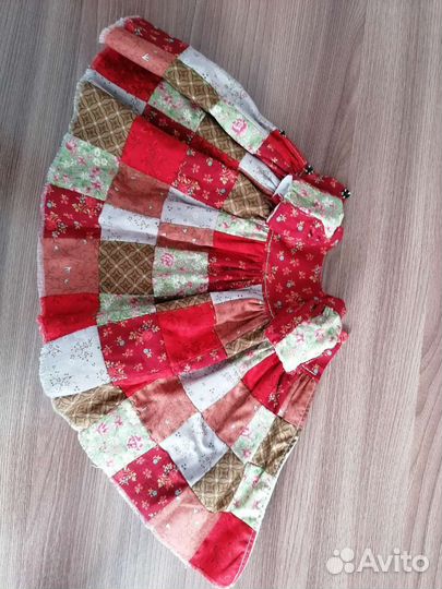 Лоскутные платье