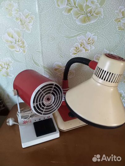 Вентилятор и светильник СССР ретро