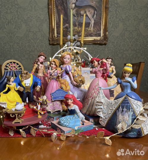 Фигурки Дисней Ариэль, Белль Рапунцель Мики Маус