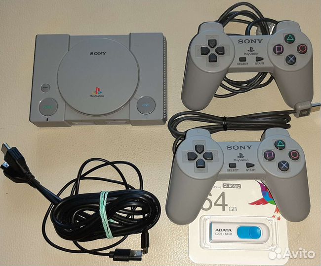 Sony playstation classic mini прошитая 64 GB
