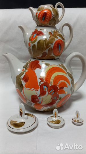 Набор чайников Золотые петушки Городница СССР