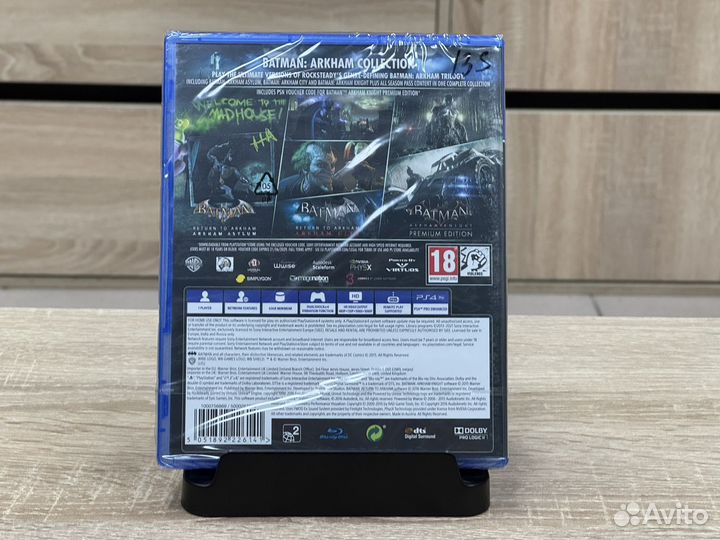 Диск Batman Arkham Collection PS4