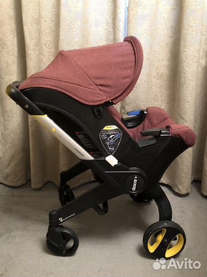 Автолюлька doona + вкладыш для грудничка