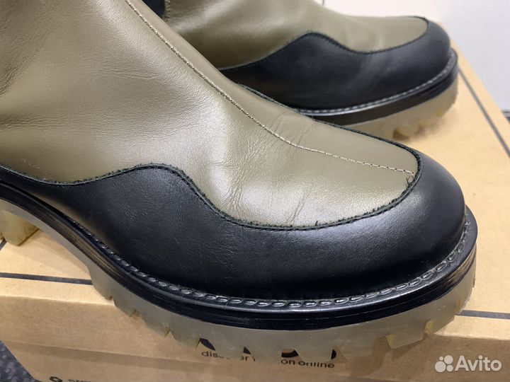 Ботинки демисезонные кожаные ASOS (41 рр)