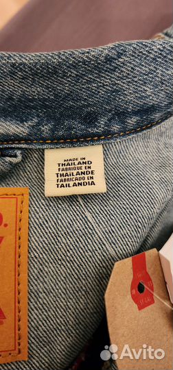 Джинсовая куртка мужская levis новая