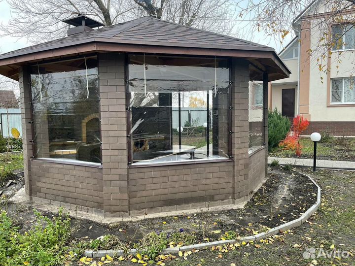 Мягкие окна для беседок, веранд