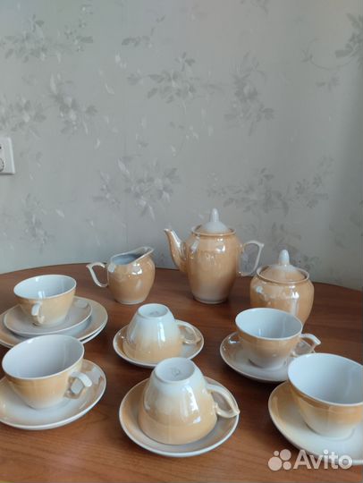 Чайный сервиз фарфор СССР