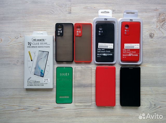 На Xiaomi 12 / 12x стекло пленка чехол поклейка