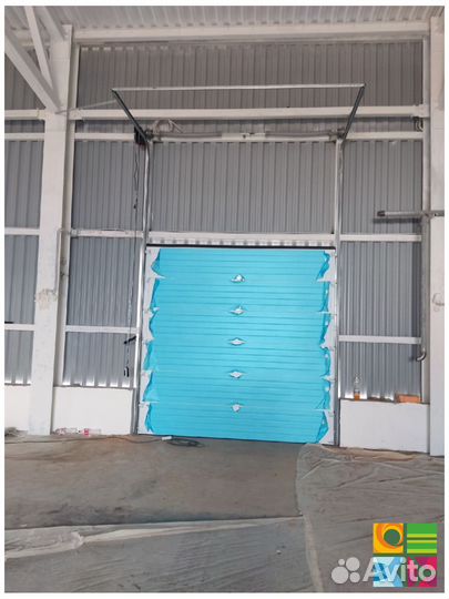 Секционные ворота для гаража alutech