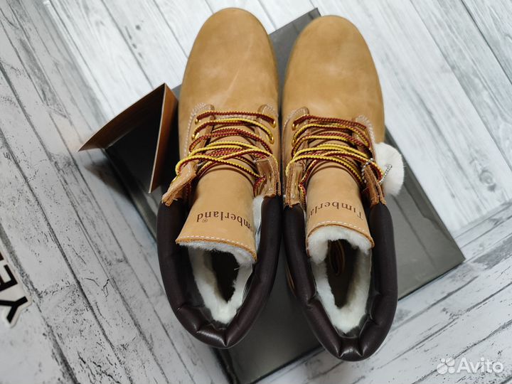 Ботинки timberland непромокаемые на меху