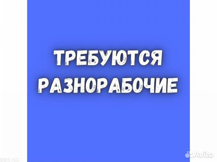 Разнорабочие зп ежедневно, без опыта(т)