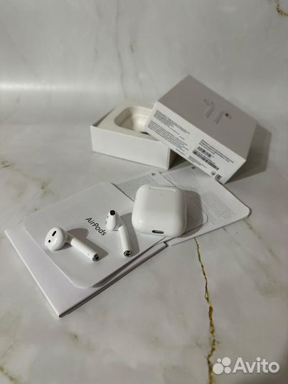 Беспроводные наушники apple airpods 2