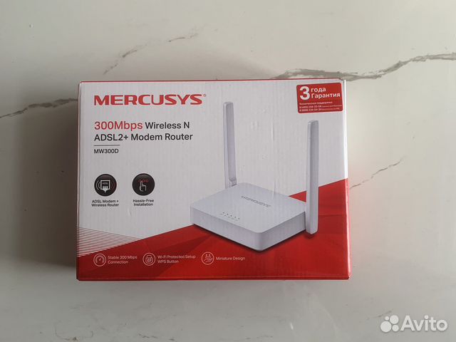 Wifi роутер mercusys mw300d