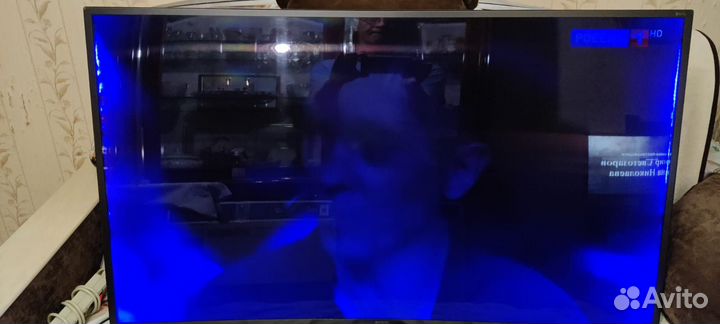 Samsung qled UE55JS8500 битая матрица