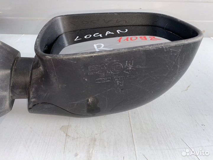Зеркальный элемент правый Renault Logan LS0 2011